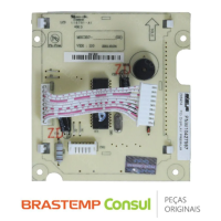 PLACA DISPLAY MICROONDAS BMF45AB BMF45BB BMK45AE BRASTEMP W10427597